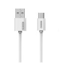 SOMOSTEL KABEL USB TYP-C 3A SOMOSTEL BIAŁY 3100MAH QUICK CHARGER 1.2M POWERLINE SMS-BP02 WHITE