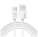 SOMOSTEL KABEL USB TYP-C 3A SOMOSTEL BIAŁY 3100MAH QUICK CHARGER 1.2M POWERLINE SMS-BP02 WHITE