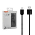 SOMOSTEL KABEL USB TYP-C 3A SOMOSTEL CZARNY 3100MAH QUICK CHARGER 1.2M POWERLINE SMS-BP02 BLACK