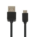 Kabel IBOX IKU2M10 (USB 2.0 typu A M - Micro USB typu B M; 1m)