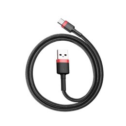 BASEUS KABEL USB/USB-C CAFULE 2A 2M CZERWONO-CZARN