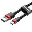 BASEUS KABEL USB/USB-C CAFULE 2A 2M CZERWONO-CZARN