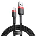 BASEUS KABEL USB/USB-C CAFULE 2A 2M CZERWONO-CZARN