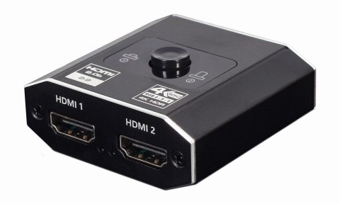 GEMBIRD DWUKIERUNKOWY PRZEŁĄCZNIK HDMI 4K 2 PORTY