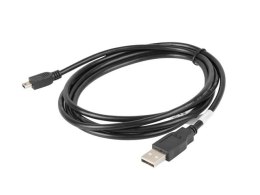 Kabel Lanberg CA-USBK-10CC-0018-BK (USB 2.0 M - Mini USB M; 1,8m; kolor czarny)