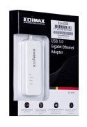 Karta sieciowa EDIMAX EU-4306 (RJ-45, USB 3.0; 1x 10/100/1000Mbps)