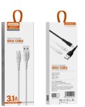 SOMOSTEL KABEL DO TELEFONU MICRO 1M 3.1A FAST CHARGING 3.1A SMS-BP14 WHITE