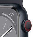 Apple Watch Series 8 GPS + LTE 45mm Midnight Aluminium Case with Midnight Sport Band