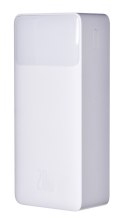 BASEUS POWERBANK BIPOW 30000MAH, 2XUSB, USB-C, 20W (BIAŁY)