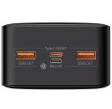 BASEUS POWERBANK BIPOW 30000MAH, 2XUSB, USB-C, 20W (CZARNY)