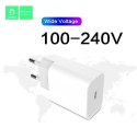 DENMEN ŁADOWARKA SIEC 20W (3600MAH) + KABEL TYP-C DO TYP-C POWER DELIVERY DC06TYP-C