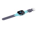 DENMEN SMARTWATCH KIDS NIEBIESKI LOKALIZATOR GPS WODOSZCZELNY POŁĄCZENIA TELEFONICZNE ALARAM SOS KID'S BLUE