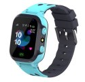 DENMEN SMARTWATCH KIDS NIEBIESKI LOKALIZATOR GPS WODOSZCZELNY POŁĄCZENIA TELEFONICZNE ALARAM SOS KID'S BLUE