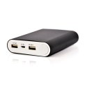 Power Bank VAKOSS TP-2588K (10400mAh; microUSB, USB 2.0; kolor czarny)