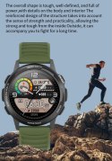 SENBONO SMARTWATCH SPORT FULL HD 360X360 WODODPORNY IP68 POMIAR SPO2 METALOWA KOPERTA X28 GREEN