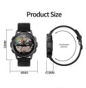 SENBONO SMARTWATCH SPORT FULL HD 360X360 WODODPORNY IP68 POMIAR SPO2 METALOWA KOPERTA X28 GREEN