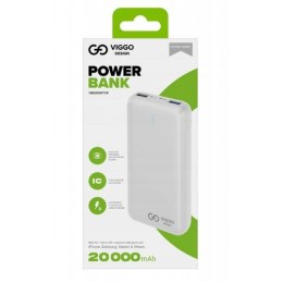 VEGA POWER BANK 20000MAH USB-C BIAŁY 20000MAH