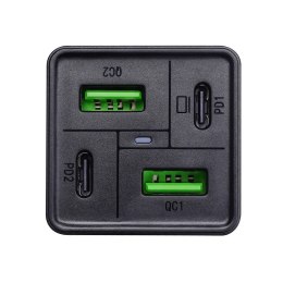 AKYGA ŁADOWARKA 4XUSB USB-C + USB-A QC4+ 65W AK-CH