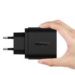 Ładowarka AUKEY PA-T16 (USB; kolor czarny)