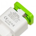 Ładowarka sieciowa IBOX C-33 3XUSB, ZWIJANY KABEL ILUC33W (2-Pin; kolor biały)