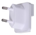 Ładowarka sieciowa QM16 QC3.0+PD USB-C USB-A 18W - wtyczki EU, US, UK, AU