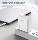 SOMOSTEL ŁADOWARKA SIECIOWA 65W GAN KABEL TYP-C Q15 POWER DELIVERY WHITE