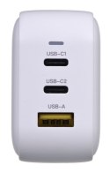 UNITEK ŁADOWARKA 3XUSB, GAN, PD 66W, QC 3.0,BIAŁA