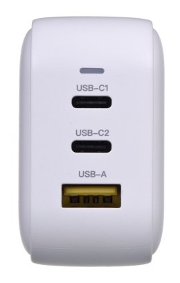 UNITEK ŁADOWARKA 3XUSB, GAN, PD 66W, QC 3.0,BIAŁA