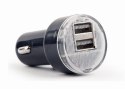 ENERGENIE ŁADOWARKA SAMOCHODOWA 2X USB, 2.1A, CZARNA