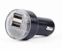 ENERGENIE ŁADOWARKA SAMOCHODOWA 2X USB, 2.1A, CZARNA