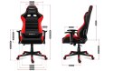 Fotel gamingowy HZ-Force 6.0 Red/Black