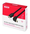 UNITEK KABEL KĄTOW HDMI 270° 2.0,4K60HZ,2M,Y-C1008