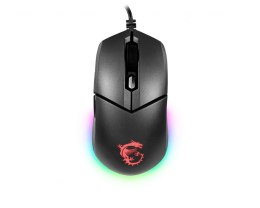 Mysz MSI Clutch GM11 (optyczna; 5000 DPI; kolor czarny)