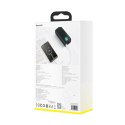 BASEUS POWERBANK BASEUS AMBLIGHT, 30000MAH, QC 3.0, PD, 3A, 65W (CZARNY)