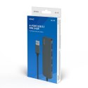 SAVIO AK-53 HUB USB-A - 4 X USB-A, SZARY