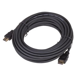 Kabel Akyga AK-HD-100A (HDMI M - HDMI M; 10m; kolor czarny)