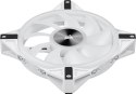 Zestaw dwóch wentylatorów iCUE QL140 RGB PWM 140 mm WHITE z kontrolerem Lighting Node CORE