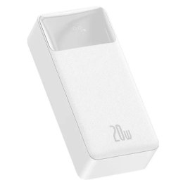 BASEUS POWERBANK BIPOW 30000MAH, 2XUSB, USB-C, 15W (BIAŁY)