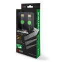 Kabel SAVIO GCL-03 (HDMI M - HDMI M; 1,8m; kolor czarno-zielony)