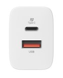 Ładowarka Silicon Power QM15 18W USB-C PD, USB-A QC 3.0 WHITE