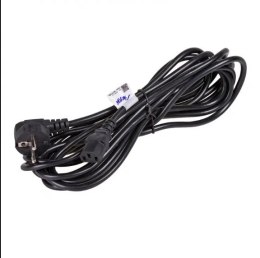 Kabel Akyga AK-PC-05A (Hybrydowa standardu C/E/F (CEE 7/7) M - C13 M; 5m; kolor czarny)