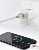 SOMOSTEL ŁADOWARKA SIECIOWA 2A + KABEL TYP-C BIAŁY 2100MAH USB-C SMS-A52