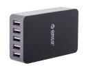 ORICO ŁADOWARKA 5X USB-A, 40W, CZARNA, 1,2M