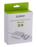 ORICO ŁADOWARKA 5X USB-A, 40W, CZARNA, 1,2M