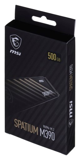 Dysk SSD MSI SPATIUM M390 500GB PCIe 3.0 NVMe M.2