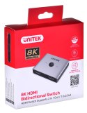 UNITEK PRZEŁĄCZNIK HDMI DWUKIERUNKOWY 2.1 8K 2NA1