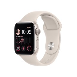 Apple Watch SE GPS 40mm Starlight Aluminium Case with Starlight Sport Band