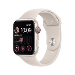 Apple Watch SE GPS + LTE 44mm Starlight Aluminium Case with Starlight Sport Band