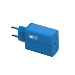 SOMOSTEL ŁADOWARKA SIECIOWA 20W + KABEL TYP-C DO TYP-C NIEBIESKA SOMOSTEL POWER DELIVERY SMS-A78 NIEBIESKA