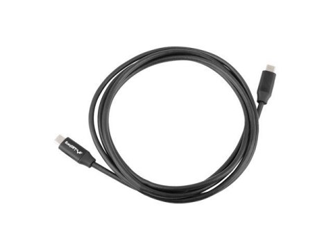 LANBERG KABEL USB-C 2.0 M/M 1.8M PREMIUM QC 4.0 POWER DELIVERY 60W CZARNY CA-CMCM-40CU-0018-BK